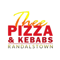 Thee Pizza & Kebabs logo.